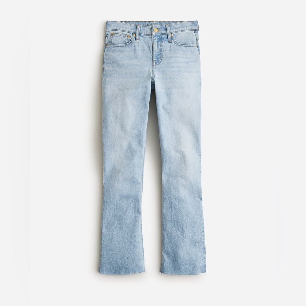 Jcrew demi boot crop jean in Ashland wash